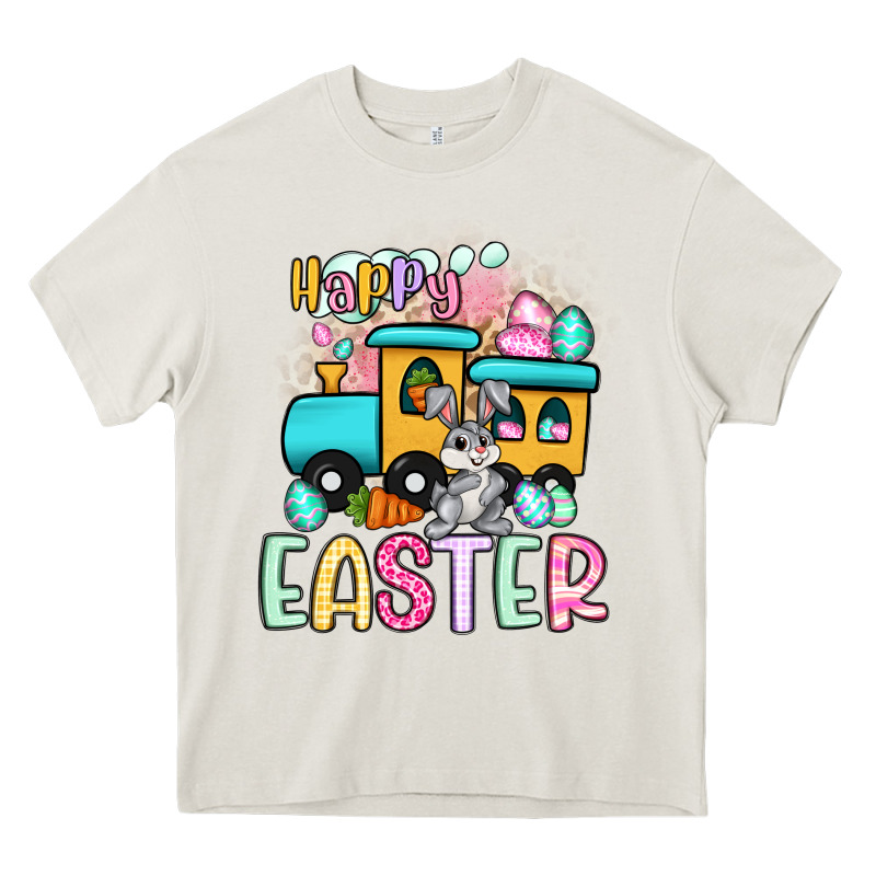 Happy Easter Train Heavy Core Tee by Artiststas | Teevron