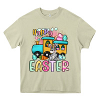 Mossy happy easter train Heavy Core Tee - Artiststas