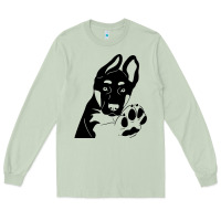 Matcha German Shepherd German Shepherd Puppy Long Sleeve Tee - trangStudio