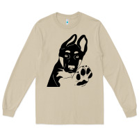 Mushroom German Shepherd German Shepherd Puppy Long Sleeve Tee - trangStudio