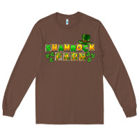 Chestnut St. Patrick's Shamrock farm Long Sleeve Tee - CowGirlArtShop