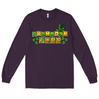 Plum St. Patrick's Shamrock farm Long Sleeve Tee - CowGirlArtShop