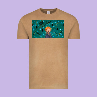 Wizard Boy And Mouse Vintage Tee Designed By Tumblerdesignbyshophia