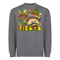 Storm Just Here To Fiesta Heavyweight Sweatshirt - CowhideDigitalArt