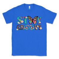 True Royal stay groovy with butterfly peace sign and flowers Classic Tee - Artiststas