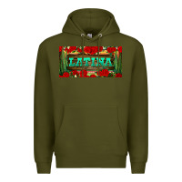 Army Green latina license plate Premium Hoodie - BundleAndBundleShop