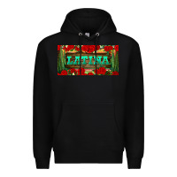 Black latina license plate Premium Hoodie - BundleAndBundleShop