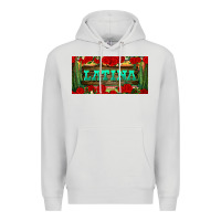 Dove Grey latina license plate Premium Hoodie - BundleAndBundleShop