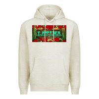 Oatmeal Heather latina license plate Premium Hoodie - BundleAndBundleShop