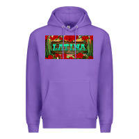 Purple latina license plate Premium Hoodie - BundleAndBundleShop