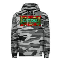 Slate Camo latina license plate Premium Hoodie - BundleAndBundleShop