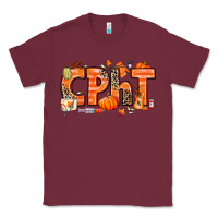 Burgundy Fall CPHT Pharmacy Technician Classic Tee - texasbilliewilder