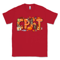 Red Fall CPHT Pharmacy Technician Classic Tee - texasbilliewilder