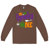 Chestnut spooky one boy halloween 1st birthday matching family t shirt Long Sleeve Tee - trangStudio