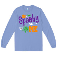 Colony Blue spooky one boy halloween 1st birthday matching family t shirt Long Sleeve Tee - trangStudio