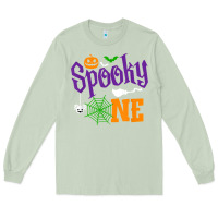 Matcha spooky one boy halloween 1st birthday matching family t shirt Long Sleeve Tee - trangStudio