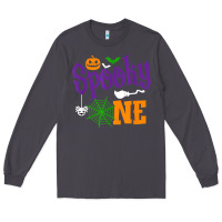 Smoke spooky one boy halloween 1st birthday matching family t shirt Long Sleeve Tee - trangStudio