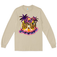 Mushroom Hot mom summer mother' say Long Sleeve Tee - HowdyJamesFarm