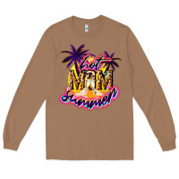 Toasted Coconut Hot mom summer mother' say Long Sleeve Tee - HowdyJamesFarm