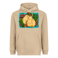 Mushroom western cowboy chicks cactus coop animals  leopard serape turquoise Heavyweight Hoodie - Artiststas