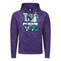 Cloud Purple love winter Vintage Hoodie - CowGirlArtShop