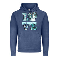 Vintage Denim love winter Vintage Hoodie - CowGirlArtShop