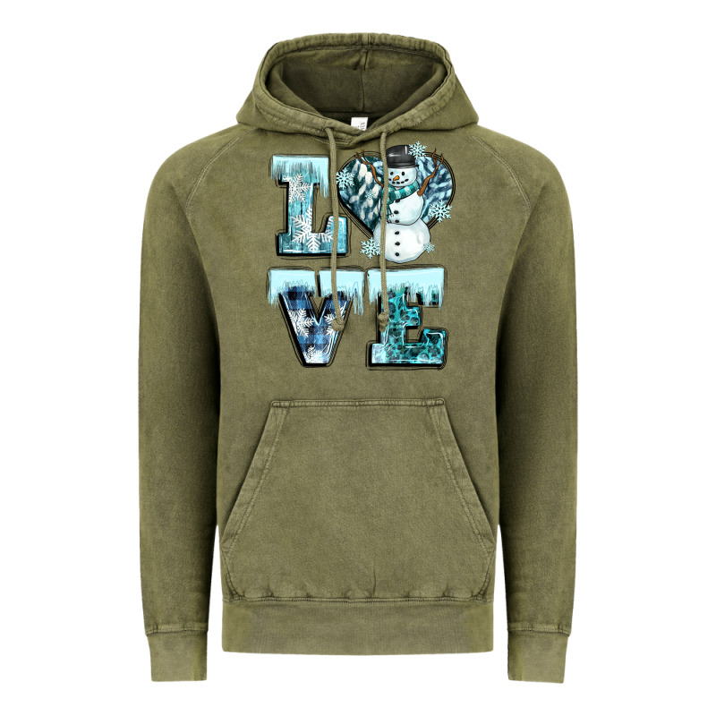 Love Winter Vintage Hoodie by CowGirlArtShop | Teevron
