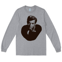 Heather Grey Bobby Darin Long Sleeve Tee - trangStudio