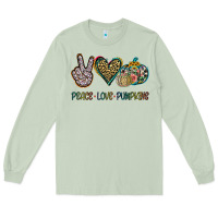 Matcha Peace Love Pumkins Long Sleeve Tee - Jasminsmagicworld
