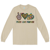 Mushroom Peace Love Pumkins Long Sleeve Tee - Jasminsmagicworld