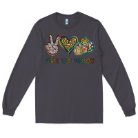 Smoke Peace Love Pumkins Long Sleeve Tee - Jasminsmagicworld