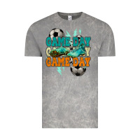 Cloud Rock Game day lightning bolt soccer Vintage Tee - HowdyJamesFarm
