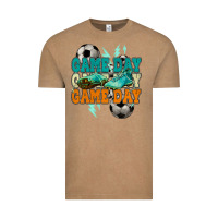 Vintage Coffee Game day lightning bolt soccer Vintage Tee - HowdyJamesFarm