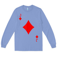 Colony Blue jack of diamond deck of cards halloween costume t shirt Long Sleeve Tee - trangStudio