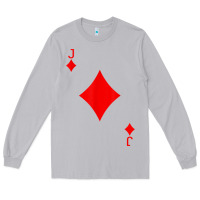 Moon Dust jack of diamond deck of cards halloween costume t shirt Long Sleeve Tee - trangStudio