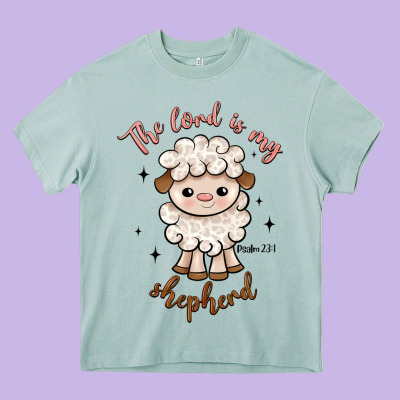 The Lord Is My Shepherd Heavy Core Tee Designed By Artiststas