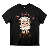 Black the lord is my shepherd Heavy Core Tee - Artiststas