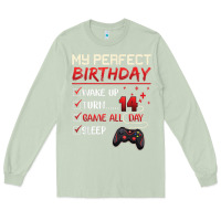 Matcha 14 Year Old Gamer Gift Boy Teen 14th Perfect Birthday Gaming Long Sleeve Tee - trangStudio