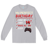 Moon Dust 14 Year Old Gamer Gift Boy Teen 14th Perfect Birthday Gaming Long Sleeve Tee - trangStudio