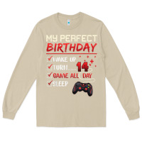 Mushroom 14 Year Old Gamer Gift Boy Teen 14th Perfect Birthday Gaming Long Sleeve Tee - trangStudio