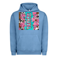 Pigment Pebble Blue breast cancer awareness strong Urban Hoodie - AdoDesignShop