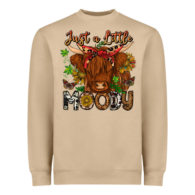 Just A Little Moody Heavyweight Sweatshirt by CowhideDigitalArt | Teevron