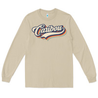Mushroom I Love Caribou City Usa Retro Vintage Long Sleeve Tee - trangStudio