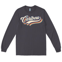 I Love Caribou City Usa Retro Vintage Long Sleeve Tee | Teevron