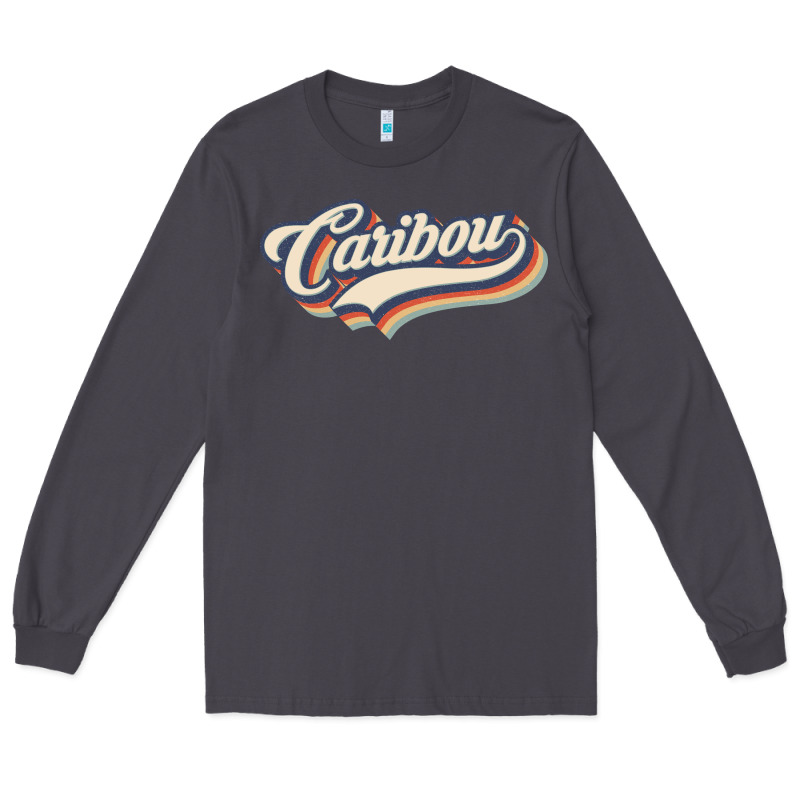 I Love Caribou City Usa Retro Vintage Long Sleeve Tee by trangStudio | Teevron