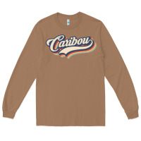 Toasted Coconut I Love Caribou City Usa Retro Vintage Long Sleeve Tee - trangStudio