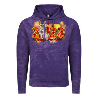 Cloud Purple chinese new year 2023 rabbit year Vintage Hoodie - CowGirlArtShop