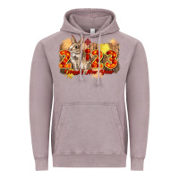 Vintage Zinc chinese new year 2023 rabbit year Vintage Hoodie - CowGirlArtShop