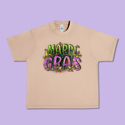 Mardi Gras Urban Heavy Tee Designed By Cowgirlartshop