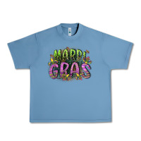 Pebble Blue mardi gras Urban Heavy Tee - CowGirlArtShop